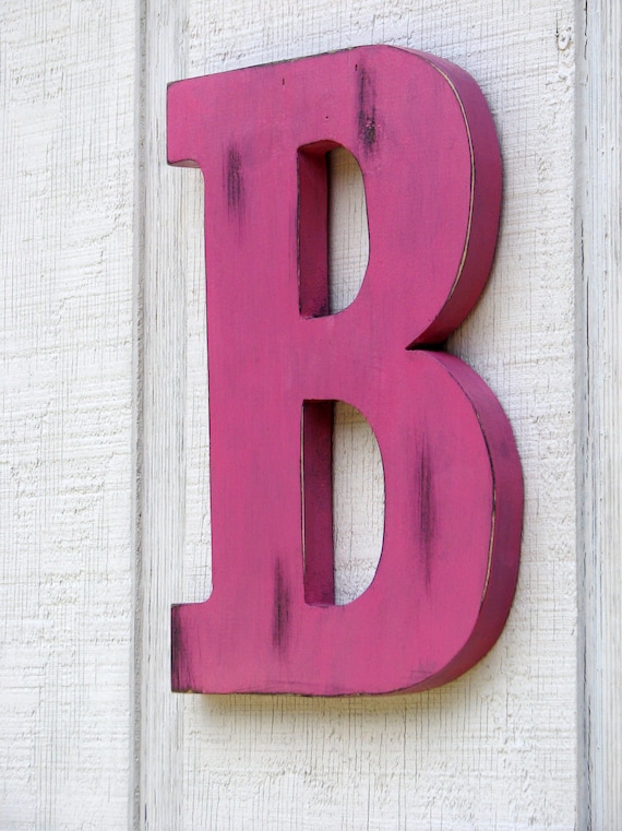 Items similar to Large Wooden letters home decor rustic
