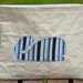 SALE Reusable Snack Bag, Whale Snack Bags, Eco Snack Bags, Striped Whale, Nylon Lined, Back To School