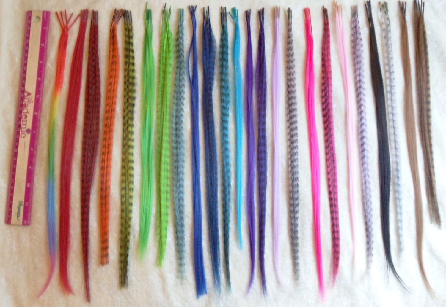 Premium Synthetic Hair Feather Extension