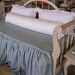 Ruffled Linen Daybed Cover