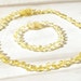 Set of Baltic amber baby teething necklace and bracelet or anklet Honey baroque shape beads 501