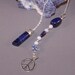 Lapis Lazuli and Peace Sign Dowsing Pendulum New Age Magick 124955P