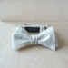 Gray/Orange Watercolor Cotton Unisex Bow Tie