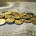English Three Pence Coins