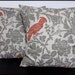 Set of 2 Pillow Covers 18x18-Free Shipping - Barber Denton in Arizona Orange/Rust--