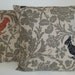 Mixed Set of 2 Pillow Covers 16x16 -Free Shipping - Barber Denton in Stone Black and Arizona Rust--