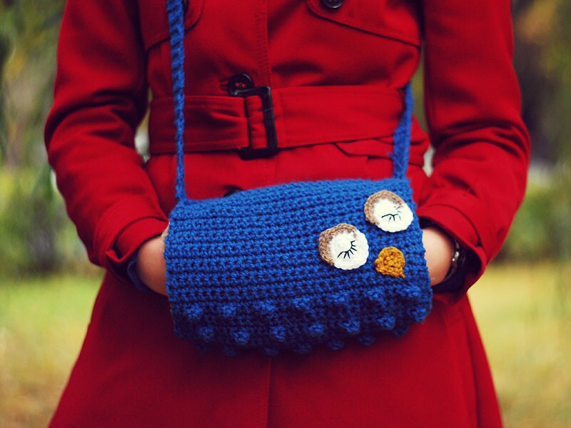 OWL MUFF HANDWARMER Wool Furry Crochet Autumn Fall by ...