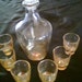 Small Decanter with Six Shot Glasses, Treasury item