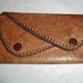 Vintage Tooled Leather double coin purse