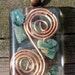 Emerald filled Orgone Energy Pendant with Copper Spirals. Electromagnetic Smog Protection.