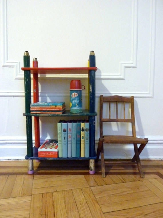 Children's Pencil Bookshelf
