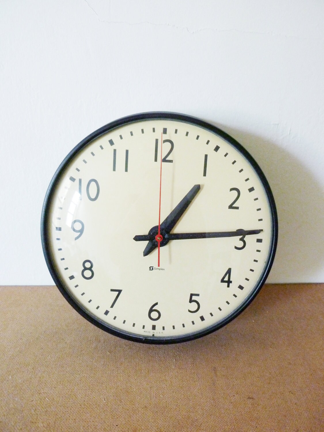 Vintage School Clock by Simplex