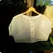 Vintage Sheer Crop Top with Embroidered floral detail..SALE