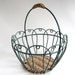 Vintage handmade wire basket