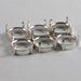 RESERVE Listing for Maggie Sterling Silver 4 Prong Bezel Cups M201301