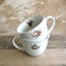 Mug Pair Victorian Silhouettes Teapots