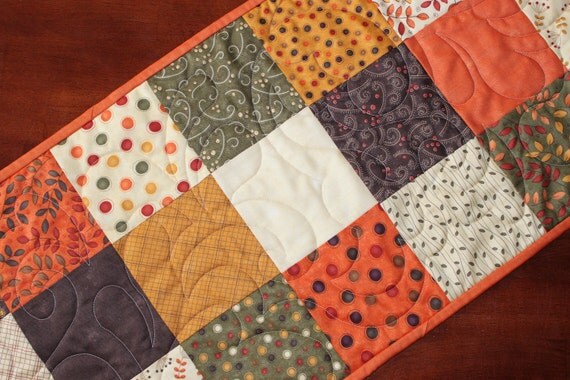 runner thanksgiving Thanksgiving etsy Fall Table Runner and  Quilted table