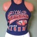 Handmade, Upcycled Clothing, Auburn Tigers, T-Shirt Reconstructed From Recycled Tees, Repurposed Altered Eco Friendly