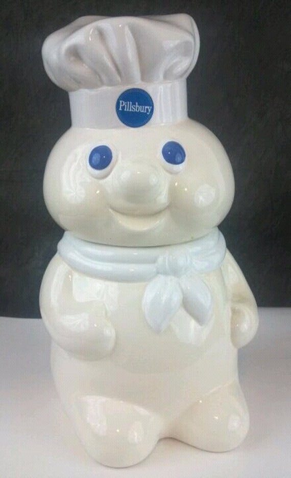 Pillsbury Doughboy Ceramic Cookie Jar 1988