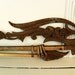 Vintage Curtain Rods Swing Out Style Metal Curtain Rods
