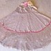 Victorian Lace Skirt Tea Stain Ribbon Roses Lace Vintage Trim Vintage Styled Inspiration