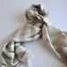 Handwoven Linen Scarf - Marine