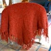 Red and Gold Tweed Prayer Shawl