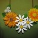 Sale Was 139.99 Handmade Vintage Victorian Enamel Spring Time Blossom Flower Garden Bib Necklace Pendant
