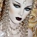 Genuine Crystal Goddess Queen Empress Princess Chandalier headdress headpiece wedding jewelry fantasy drap layered chain