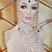 Green Stone Genuine Crystal Goddess Queen Empress Princess Chandalier headdress headpiece wedding jewelry fantasy drap layered chain