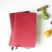 Red Pocket Notebook Handmade By Mossery