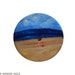 Christmas Ornament Woman on beach
