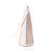 pyramid necklace - white brass