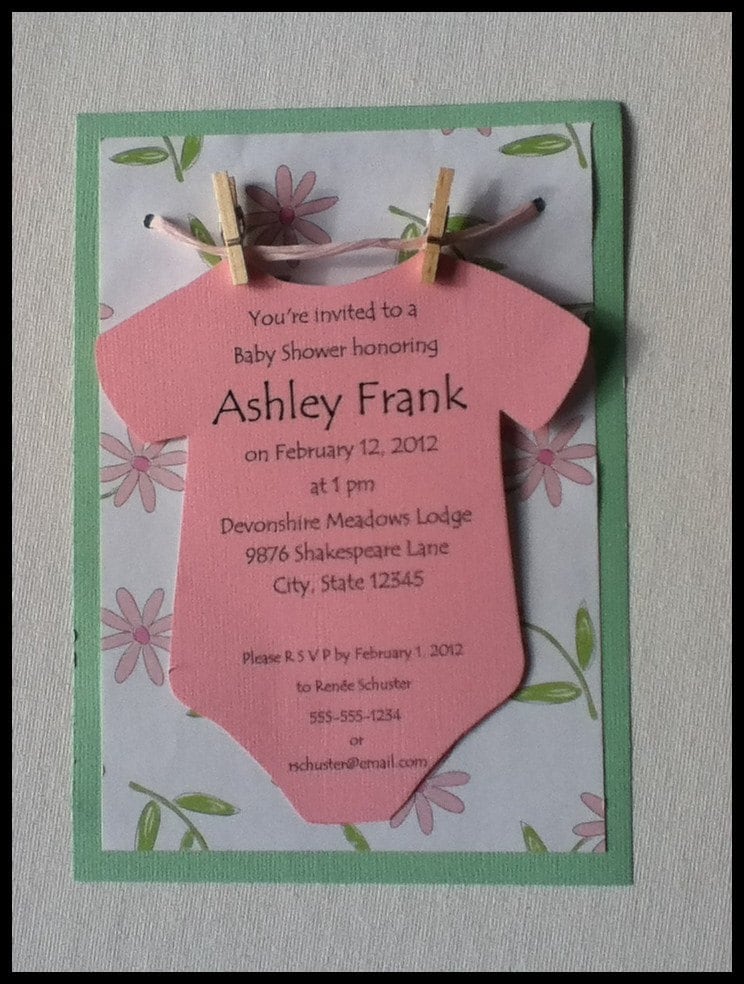 Invitation Ideas For A Baby Shower 3