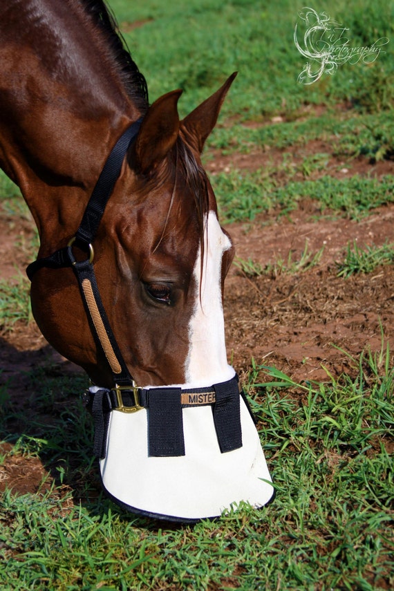 Attach to halter nose shade with sheepskin lining 90 UV