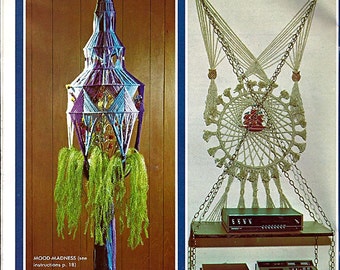 Macra-Hangings ETC. Lee Originals Macrame Pattern Book L-709