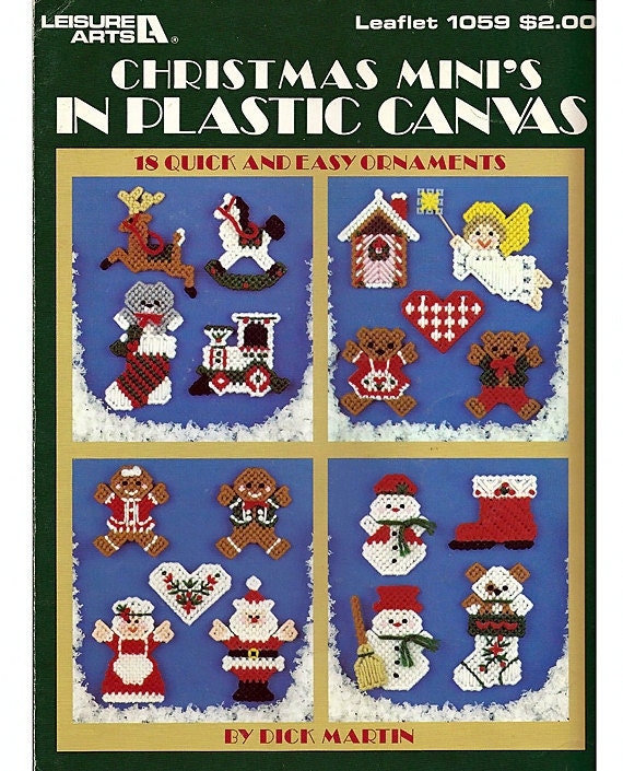 Christmas Mini's in Plastic Canvas Pattern by grammysyarngarden