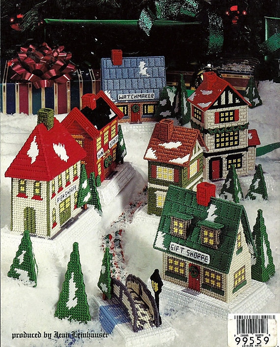 Olde English Christmas Shopping Village by grammysyarngarden