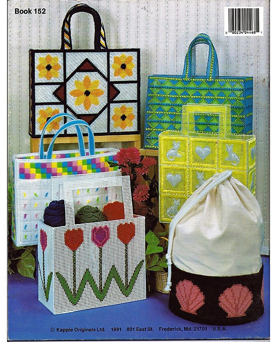 Totes and More Totes Plastic Canvas Pattern Kappie Originals