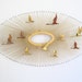 Large C Jere Era Brutalist Sunburst Wall Sculpture