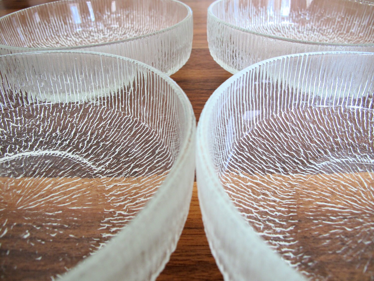 Vintage Scandinavian Glass Bowls