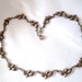 Danecraft Sterling Acorn Necklace 1940s Rare Vintage Jewelry Gift