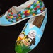 Custom Hand Painted Shoes - Up
