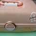 Vintage Caboodles 1980s Peach Pastel Swirl with Mirror and Compartments