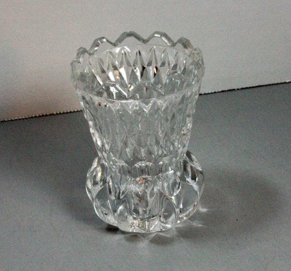 Vintage Glass Toothpick Holder