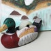 Vintage, Ceramic Duck Tape Dispenser. Brown, Green, and Gray.