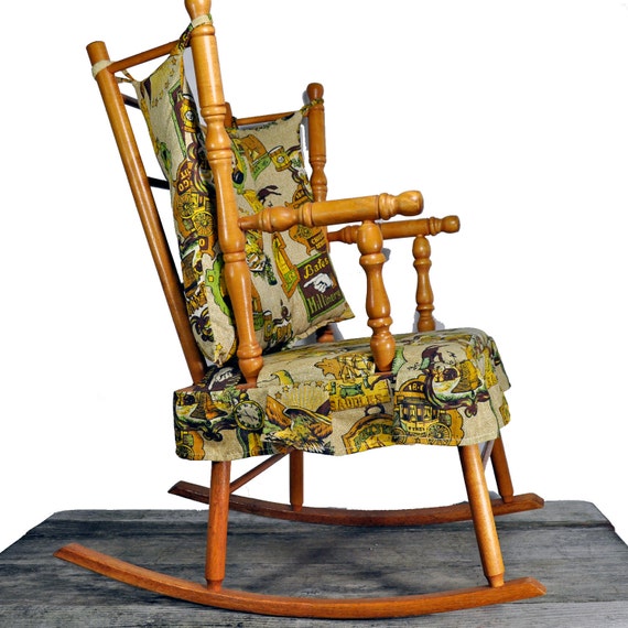 Cute rocking chair by N.D. Cass Co. of Athol Massachusetts