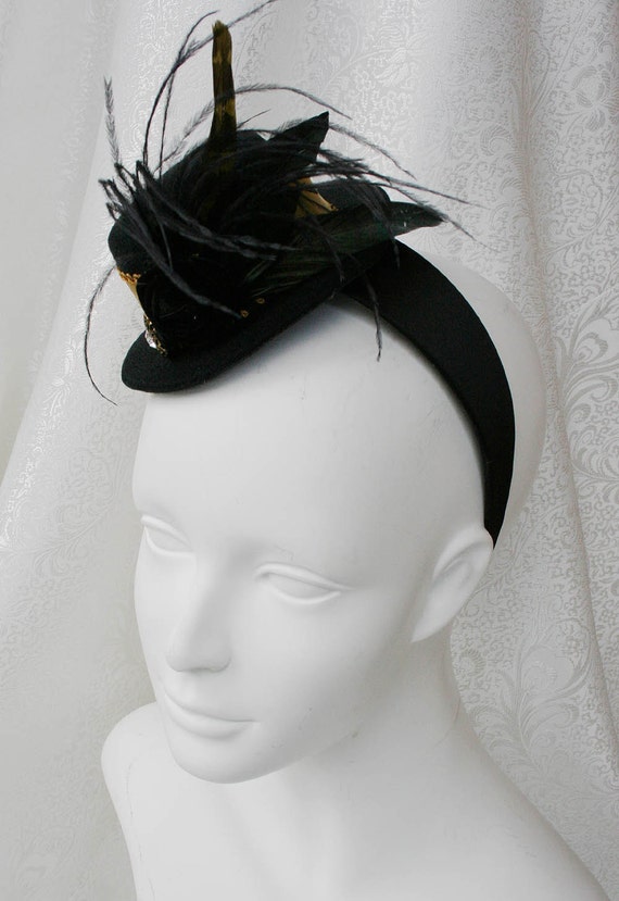 VICTORIANA Tea Party Fascinator Mini Tea Party Hat on
