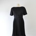 The Little Black Dress--1970s dress / cocktail dress / party dress by Liz Claiborne