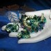 1950's Juliana Demi ParureGreen / Aurora Borealis Brooch & Earrings
